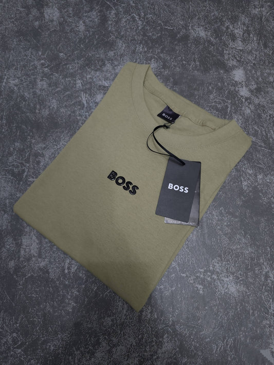Playera Boss 3D Gloss Café Premium