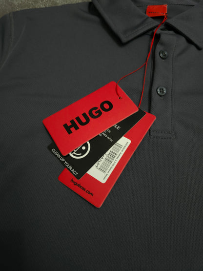 Playera Polo Hugo Gris