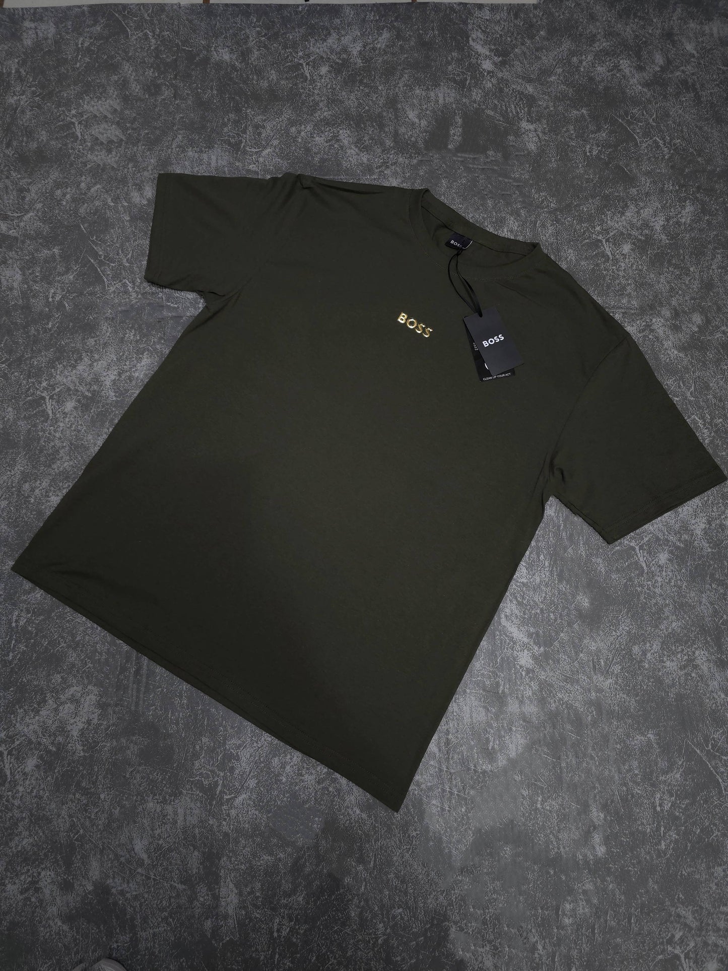 Playera Boss 3D Gloss Dorado Premium