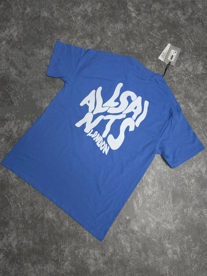 Playera Allsaints Azul Doble Premium