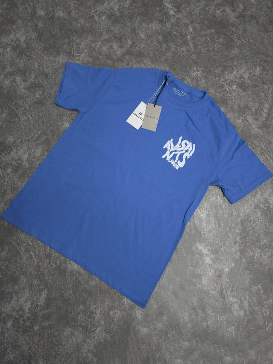 Playera Allsaints Azul Doble Premium