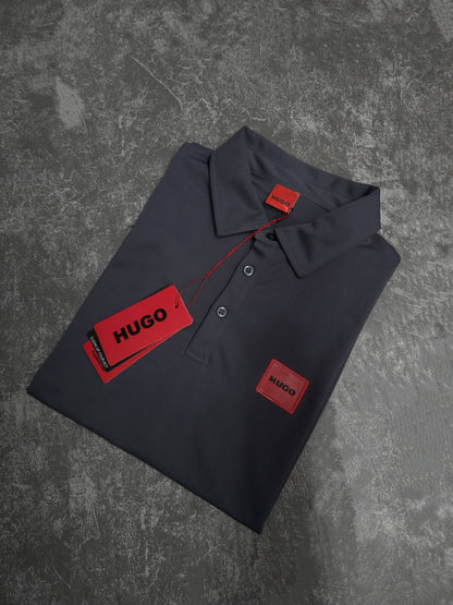Playera Polo Hugo Gris